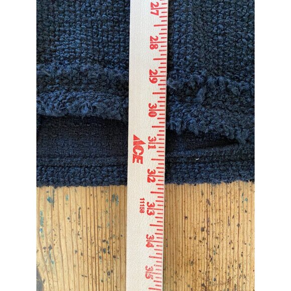 Zara Woman Black Bow-Accent Textured Short Sleeve Dress Size S Acrylic - Picture 7 of 8